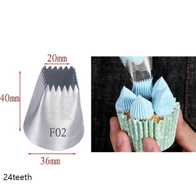 1/3/5/7pc/set of chrysanthemum Nozzle Icing Piping Pastry Nozzles