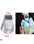 1/3/5/7pc/set of chrysanthemum Nozzle Icing Piping Pastry Nozzles