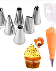 1/3/5/7pc/set of chrysanthemum Nozzle Icing Piping Pastry Nozzles