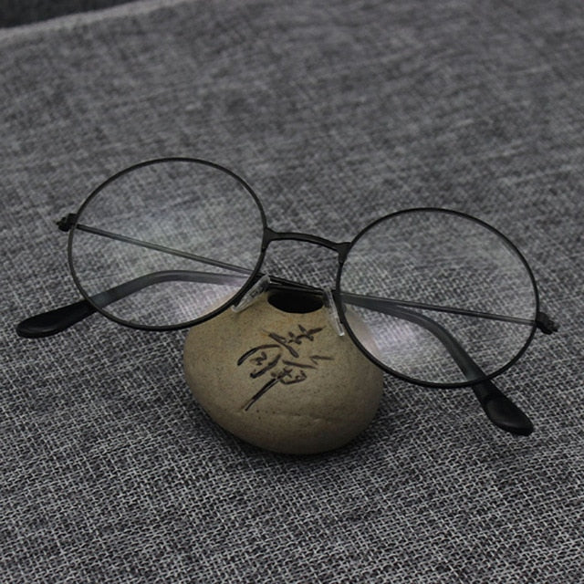 Fashion Vintage Retro Metal Frame Clear Lens Glasses