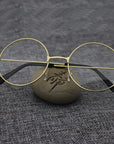 Fashion Vintage Retro Metal Frame Clear Lens Glasses