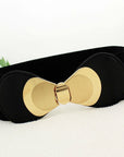 Fashion Korean Style Buckle Elastic Wide Belt