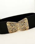 Fashion Korean Style Buckle Elastic Wide Belt