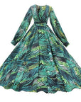 Floral Print Boho Maxi Dress