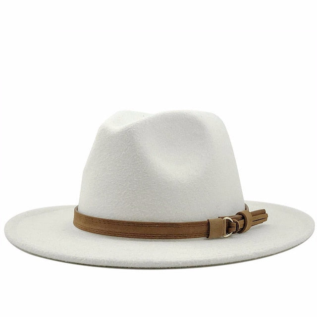 Women Wool Fedora Hat