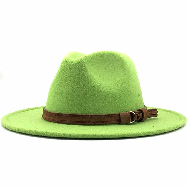 Women Wool Fedora Hat