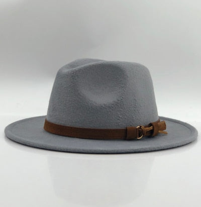 Women Wool Fedora Hat