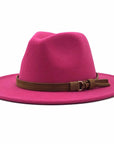 Women Wool Fedora Hat