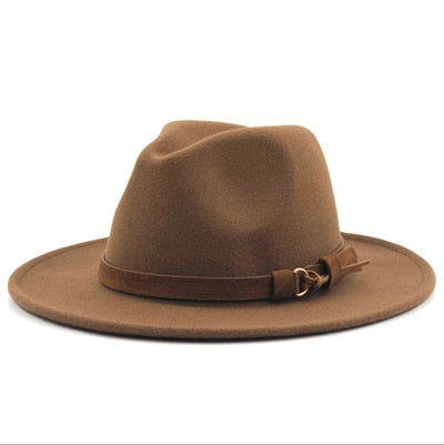 Women Wool Fedora Hat