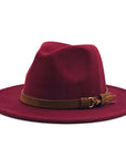 Women Wool Fedora Hat