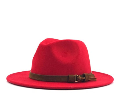 Women Wool Fedora Hat