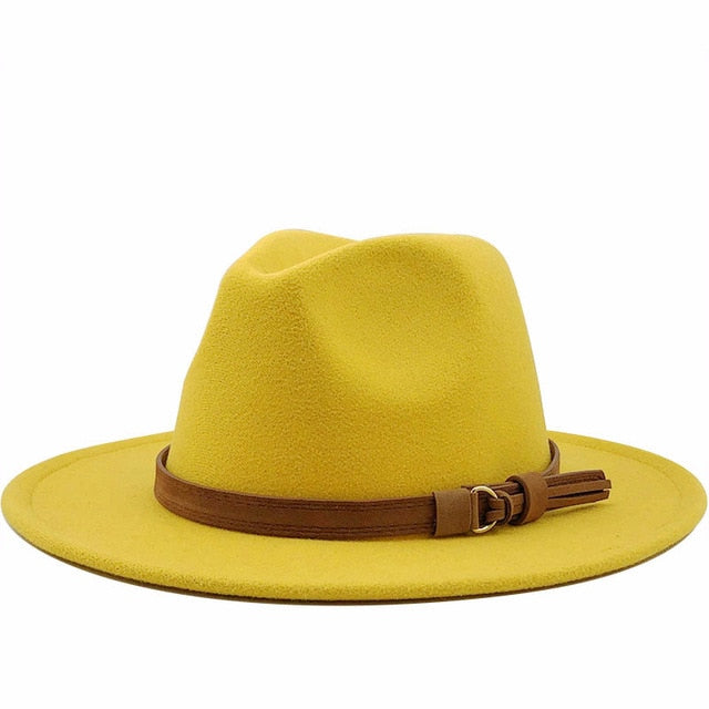 Women Wool Fedora Hat