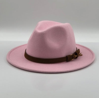 Women Wool Fedora Hat