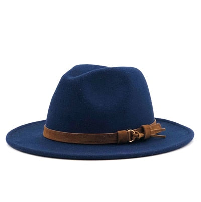 Women Wool Fedora Hat