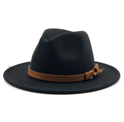 Women Wool Fedora Hat