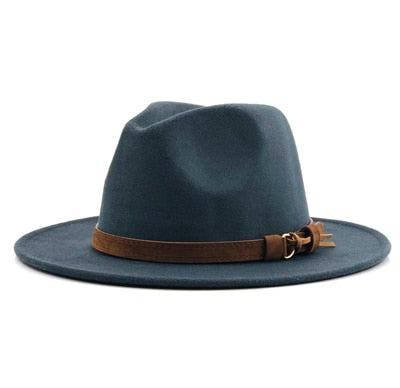 Women Wool Fedora Hat