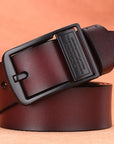 men male genuine leather strap belt