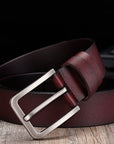 men male genuine leather strap belt