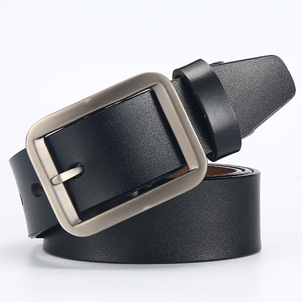 men male genuine leather strap belt