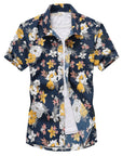 Fashion Mens Short Sleeve Hawaiian Shirt