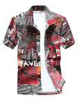 Fashion Mens Short Sleeve Hawaiian Shirt