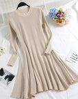 Women Long Sleeve Sweater Dress