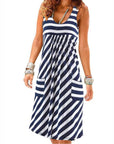Fashion striped dress
