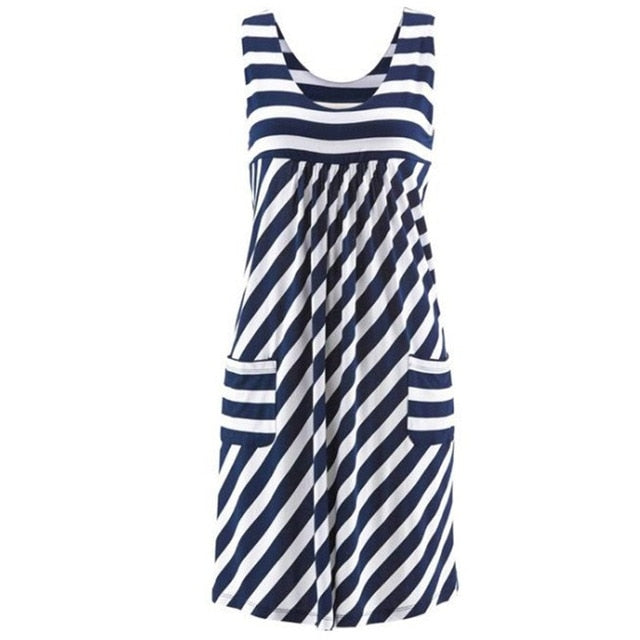 Fashion striped dress