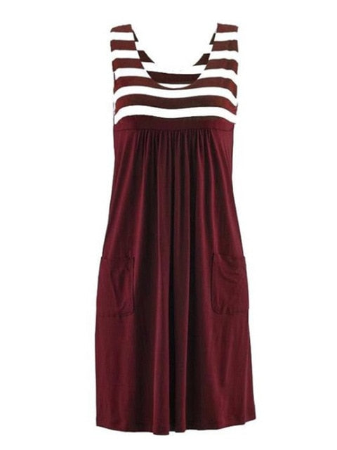 Fashion striped dress