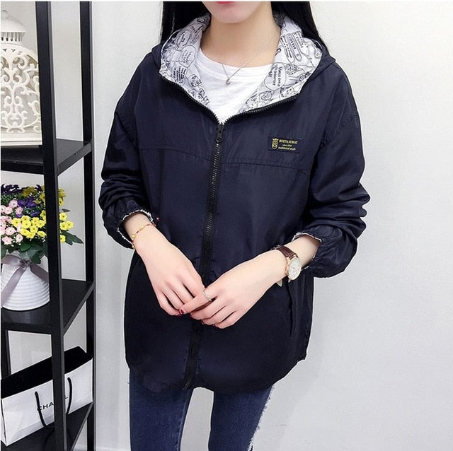 women Jacket Pocket Zipper