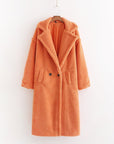 Women Beige Teddy Coat