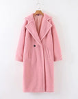 Women Beige Teddy Coat