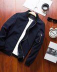 Men's Bomber Zipper Jacket