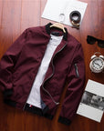 Men's Bomber Zipper Jacket