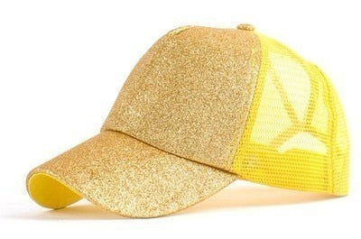 New Glitter Ponytail Baseball Caps