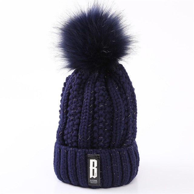 Winter knitted Beanies Hats