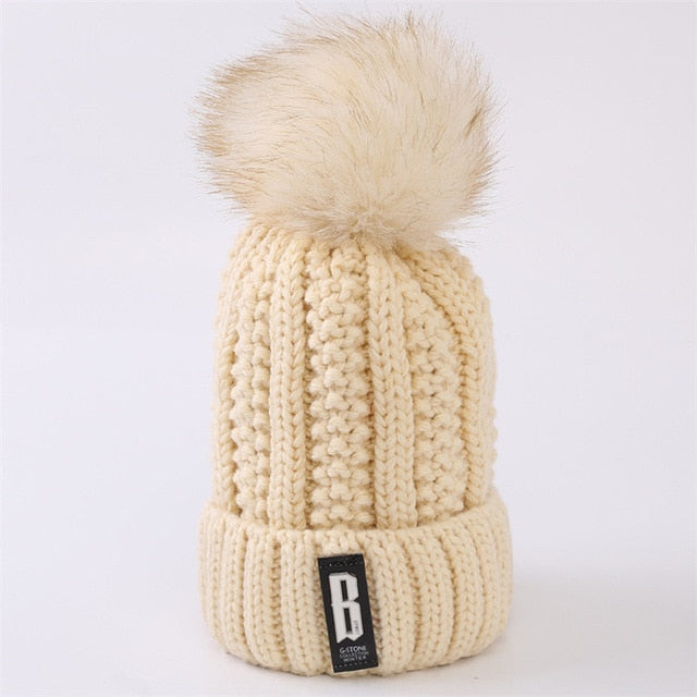 Winter knitted Beanies Hats