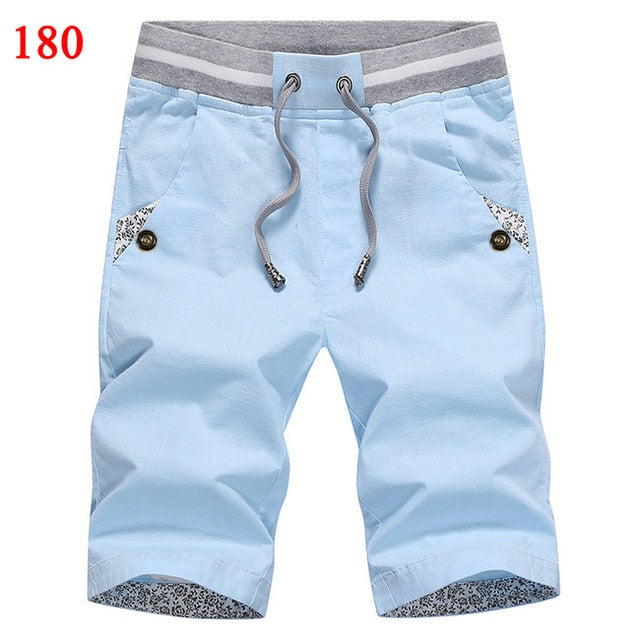 summer solid casual shorts