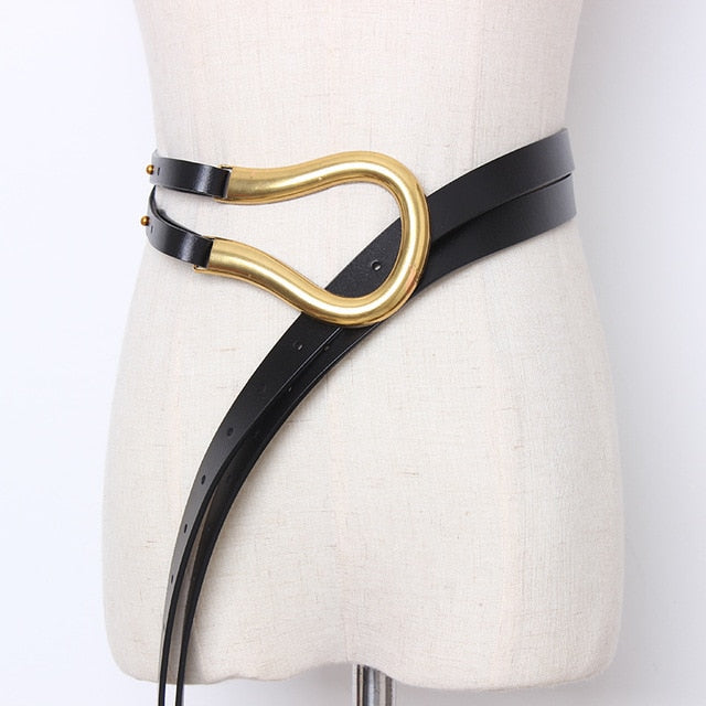 Newest fashion soft faux leather belts