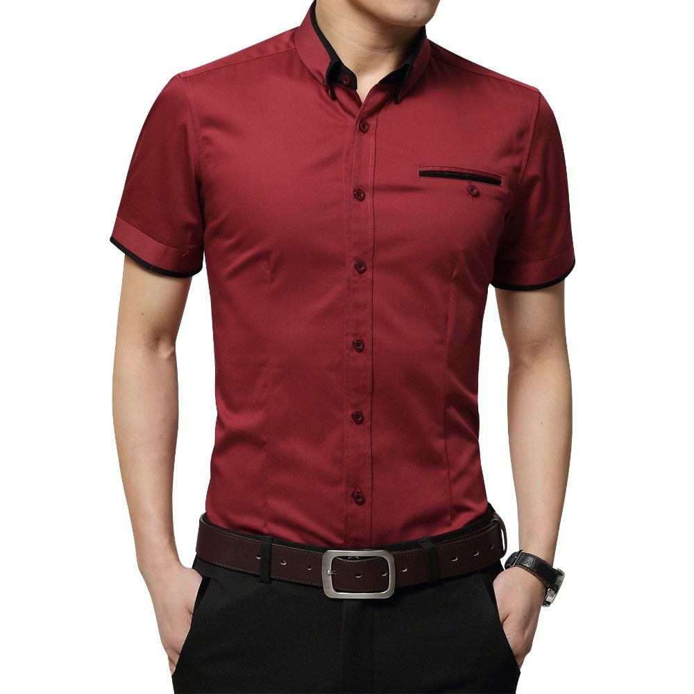 New Arrival Brand Men&#39;s Summer Business Shirt