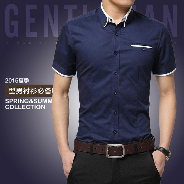 New Arrival Brand Men&#39;s Summer Business Shirt