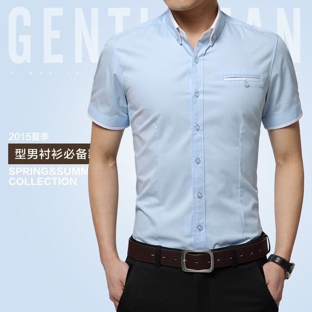 New Arrival Brand Men&#39;s Summer Business Shirt