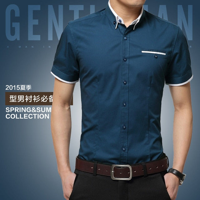 New Arrival Brand Men&#39;s Summer Business Shirt