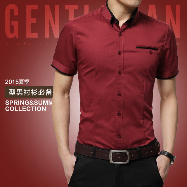 New Arrival Brand Men&#39;s Summer Business Shirt