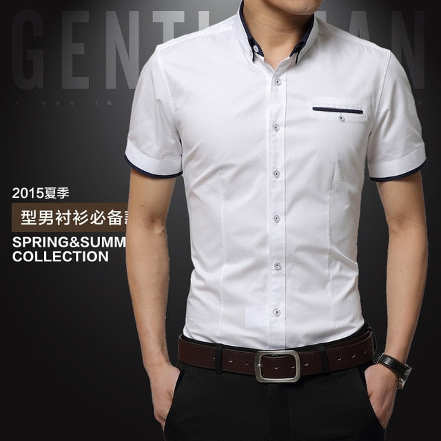 New Arrival Brand Men&#39;s Summer Business Shirt