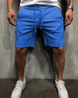 Wild Style Solid Color Ripped Short