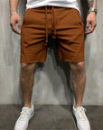 Wild Style Solid Color Ripped Short