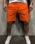 Wild Style Solid Color Ripped Short