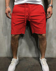 Wild Style Solid Color Ripped Short