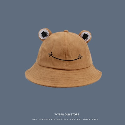 Women Fashion Frog Bucket Hat